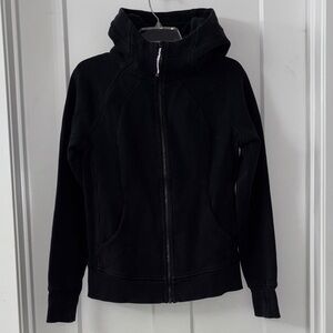 Lululemon Women's Black Scuba Hooded Jacket